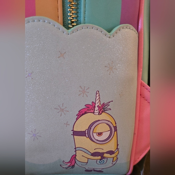 **NWT** Loungefly Minions Unicorn Small Backpack Bag main image 5